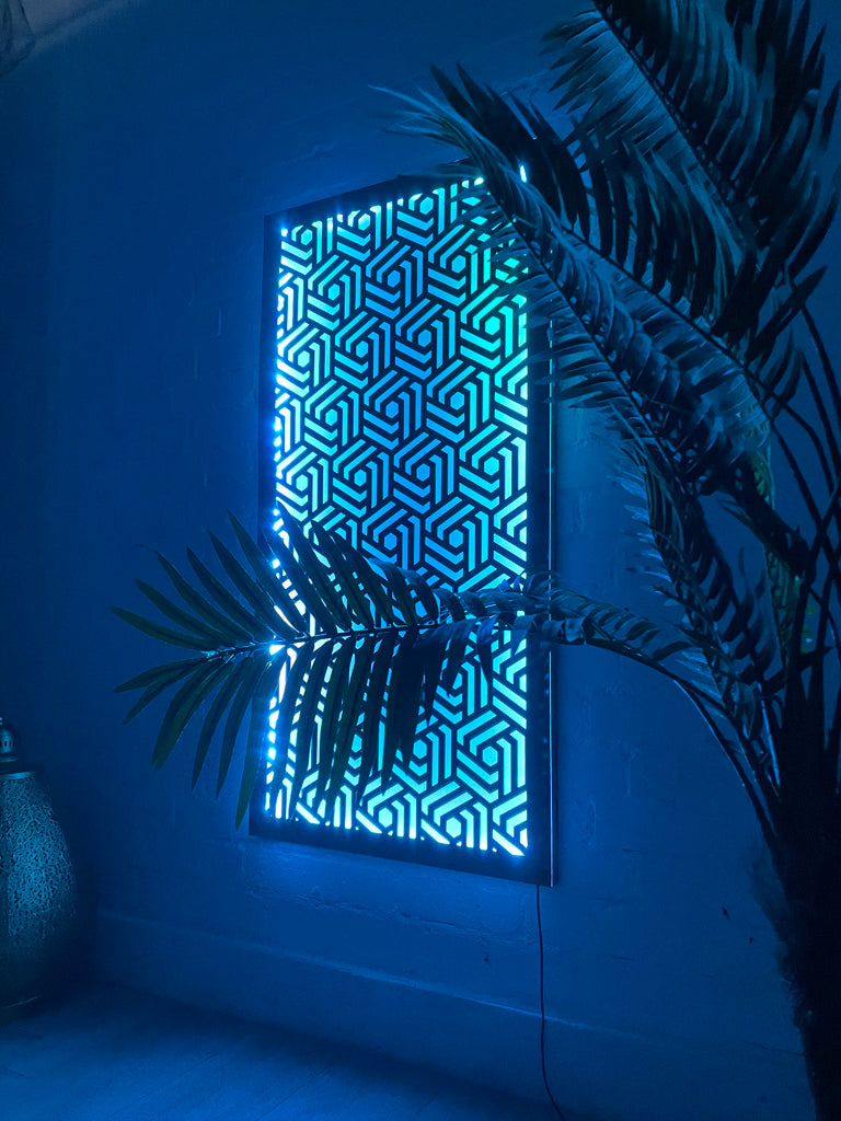 Geometrical Abstract LED Wall Panel