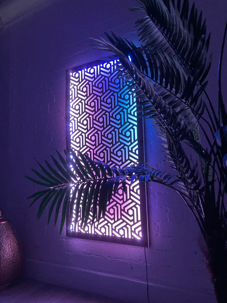 Geometrical Abstract LED Wall Panel