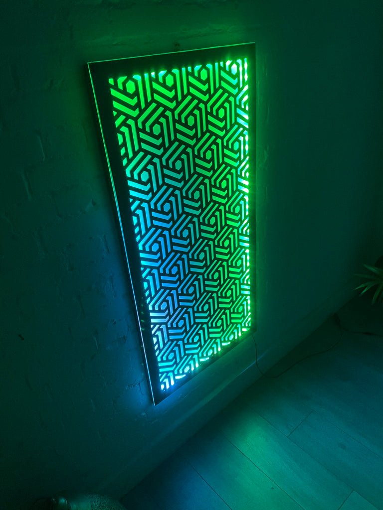 Geometrical Abstract LED Wall Panel