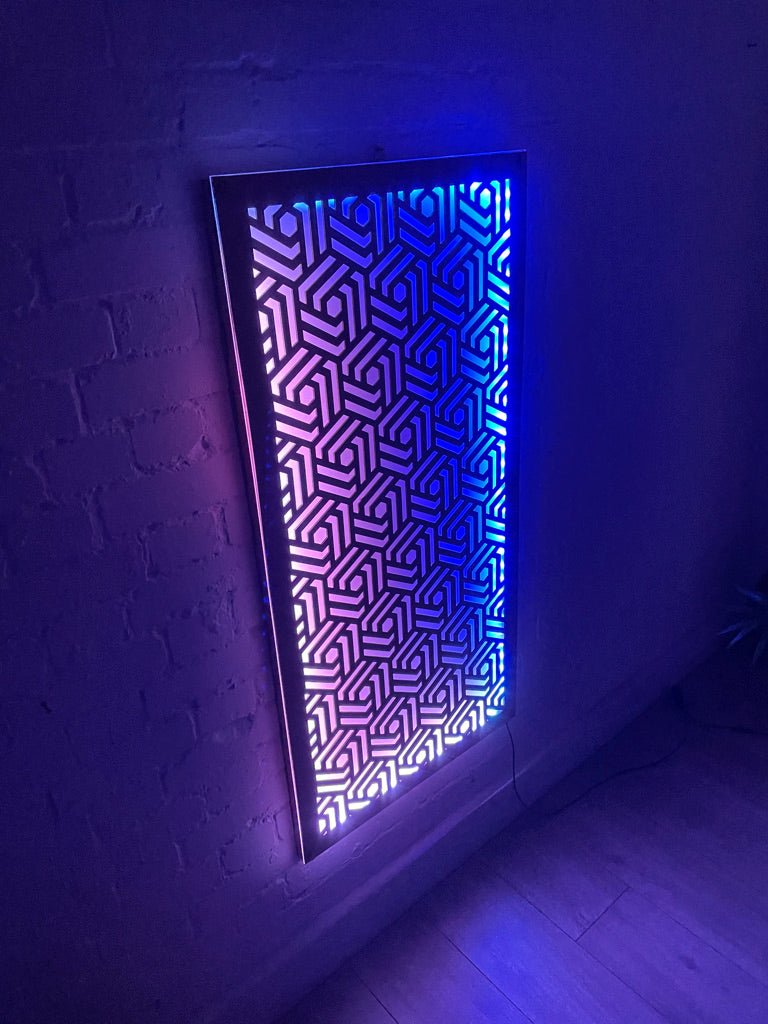 Geometrical Abstract LED Wall Panel